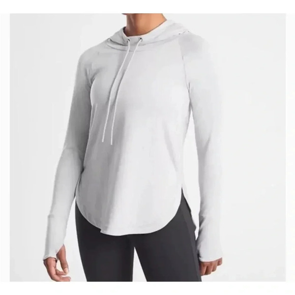 Athleta Women’s Uptempo Hooded Athleisure Cowl Neck Pullover - Picture 1 of 9